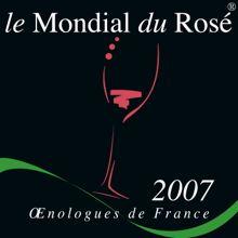 CANNES près de Nice Concours Mondial des Rosés du Monde 2007