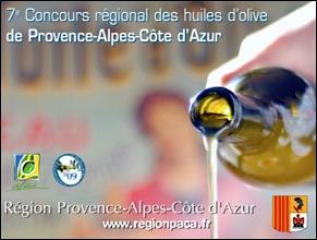 AOC de Nice, Palmarès Concours Régional des Huiles d'Olive de Provence Alpes Côte d'Azur 