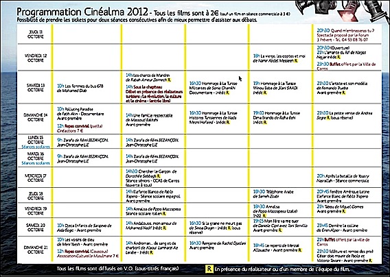 cinealma-2012-programme